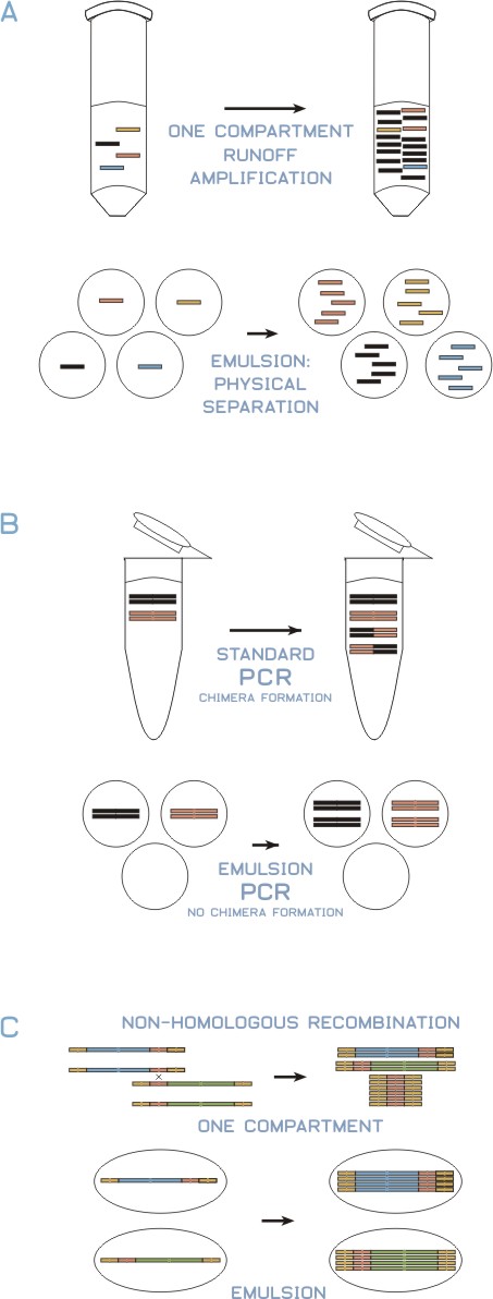 emulsion pcr compared